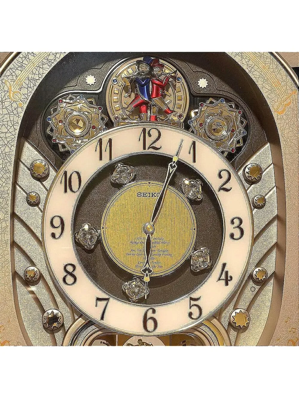 Seiko Melodies in Motion Swarovski Musical Clock Collector Edition 13
